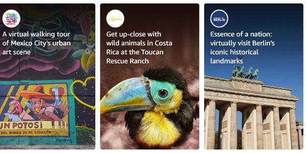 Amazon launches virtual tours and activities for destinations